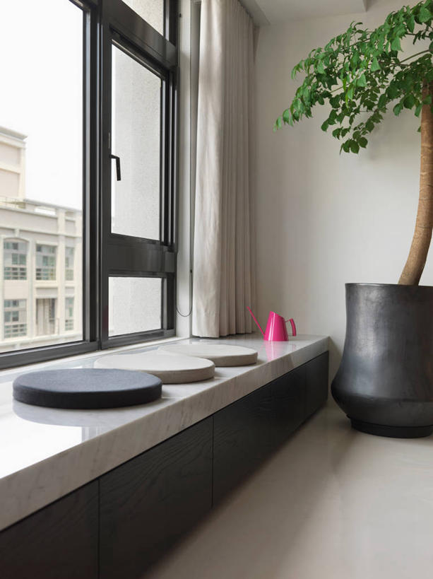 无人,竖图,室内,白天,建筑,台湾,日光,亚洲,喷壶,大理石,树,粉色,建造,台北,设计,当代,壁架