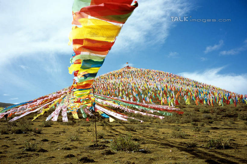 无人,横图,室外,白天,仰视,旅游,度假,石头,美景,山,山脉,植物,旗帜,中国,亚洲,阴影,枯萎,光线,石子,影子,景观,山峰,云,云朵,枯草,山峦,云彩,娱乐,旗子,经幡,草,黄色,蓝色,白云,蓝天,天空,阳光,自然,群山,天,享受,休闲,景色,放松,晴朗,自然风光,东亚,青海,青海省,久治县,风马旗,中华人民共和国,旌旗,旗号,西北地区,青,果洛,果洛州,果洛藏族自治州,石块,岩石,晴空,彩图,低角度拍摄,shcm1