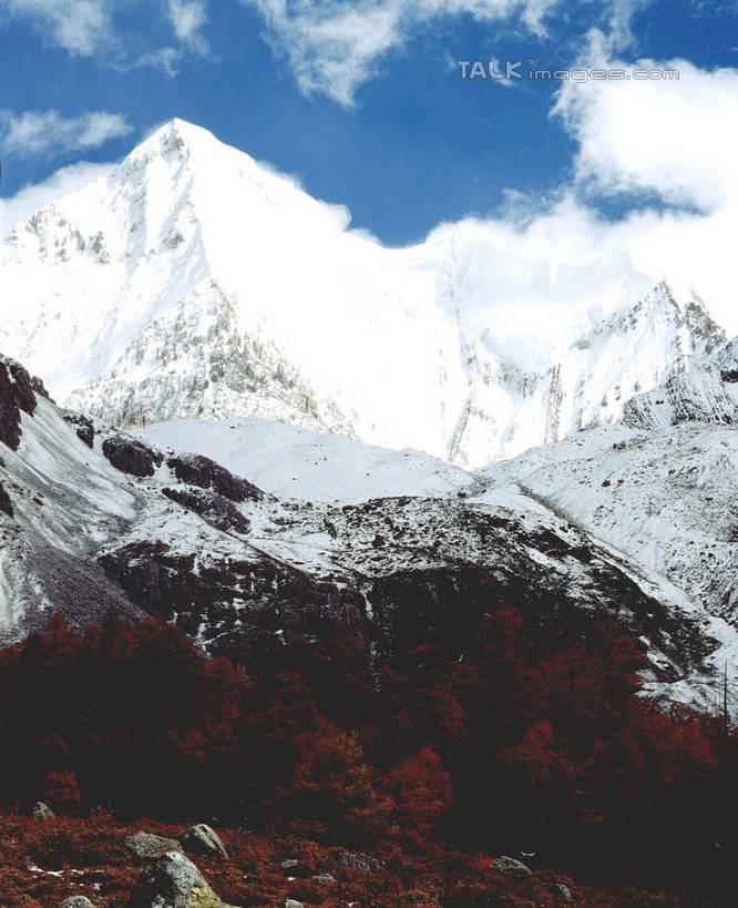 无人,竖图,室外,白天,正面,旅游,度假,石头,美景,山,雪,雪山,植物,大雪,中国,亚洲,阴影,光线,石子,影子,冰,积雪,景观,山顶,山峰,雪景,云,云朵,冬季,冬天,山峦,云彩,娱乐,树,树木,蓝色,绿色,白云,蓝天,天空,阳光,自然,天,享受,休闲,景色,放松,寒冷,四川省,生长,晴朗,成长,冰冷,自然风光,东亚,四川,稻城,亚丁,甘孜藏族自治州,中华人民共和国,西南地区,严寒,川,甘孜,甘孜州,冰凉,酷寒,凛冽,凛凛,极冷,颠峰,极峰,石块,岩石,晴空,彩图,稻城县,稻城亚丁,亚丁风景区,shcm1