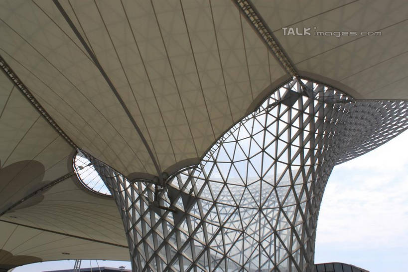 无人,横图,室外,白天,仰视,度假,美景,城市风光,标志建筑,城市,地标,建筑,上海,中国,亚洲,墙,景观,娱乐,建设,墙壁,墙面,享受,休闲,上海世博馆,世博馆,世博轴,上海世博会,世博,世博会,景色,放松,申,东亚,世博园,上海市,中华人民共和国,沪,华东地区,彩图,低角度拍摄,shcy1