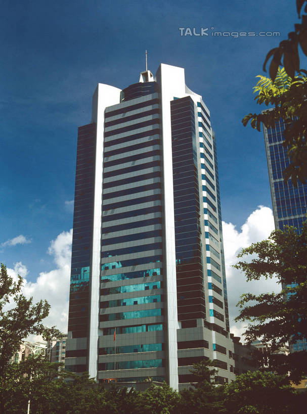 无人,高楼大厦,竖图,室外,白天,仰视,度假,美景,植物,城市风光,城市,大厦,建筑,摩天大楼,深圳,中国,亚洲,阴影,光线,影子,景观,云,云朵,建筑群,云彩,娱乐,建设,树,树木,蓝色,绿色,白云,蓝天,天空,阳光,自然,天,享受,休闲,景色,放松,生长,晴朗,成长,东亚,广东,鹏城,广东省,中华人民共和国,华南地区,粤,深圳市,晴空,彩图,低角度拍摄,大楼,高层建筑,高楼,摩天楼,szzm1