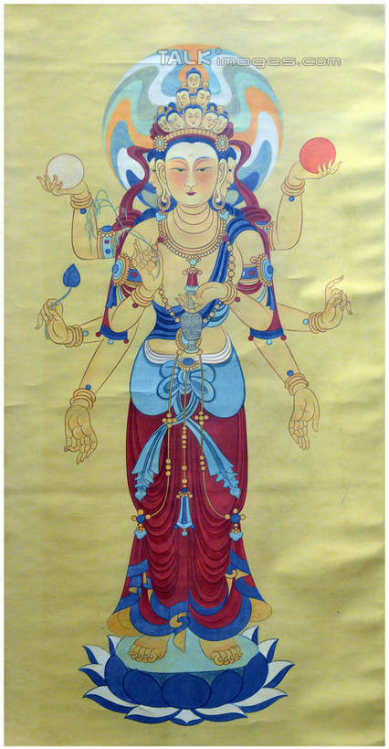 东方人,一个人,无人,站,竖图,室内,特写,白天,正面,绘画,纯洁,智慧,莲花,静物,项链,亚洲,仅一个年轻女性,仅一个女性,仅一个人,握,黄色背景,神话,艺术,盛开,古典,拿,花蕾,拿着,注视,黄种人,光脚,文化,壁画,装饰品,花,花瓣,花朵,鲜花,一朵,饰品,首饰,工艺品,花苞,花蕊,观察,看,品味,站着,赤脚,握着,观音,观看,美术,察看,高雅,富贵,神圣,关注,国画,水墨画,传说,菩萨,纯净,千手观音,袈裟,观音菩萨,美学,六月花神,正直,水墨,慈悲,中国神话,观世音,观世音菩萨,观音大士,观自在菩萨,鞭蕖,鞭蓉,芙蕖,菡萏,荷花,六月春,藕花,水旦,水芙蓉,水华,水芸,溪客,年轻女性,女人,女性,亚洲人,站立,彩图,yzdzj1