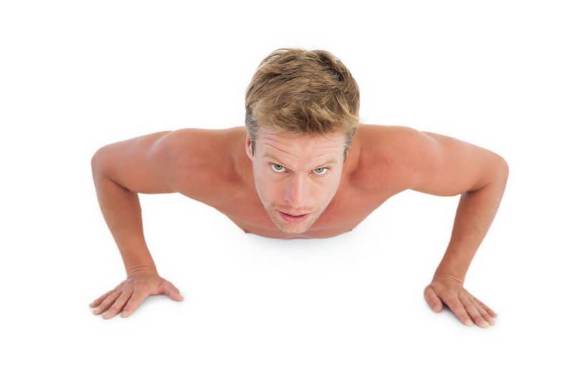 西方人,一个人,俯卧撑,横图,室内,白天,白色背景,正面,欧洲,欧洲人,仅一个男性,仅一个人,仅一个中年男性,撑,阴影,反射,影子,注视,裸露,观察,看,摄影,影棚,观看,察看,撑着,关注,裸,男人,男性,中年男性,白种人,伏地挺身,彩图,全身,影棚拍摄,拍摄,掌上压