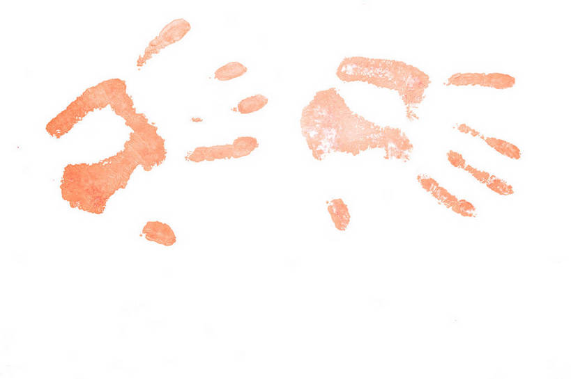 手,手掌,无人,横图,俯视,室内,特写,白天,白色背景,两个,手部,摄影,影棚,手印,彩图,高角度拍摄,影棚拍摄,拍摄