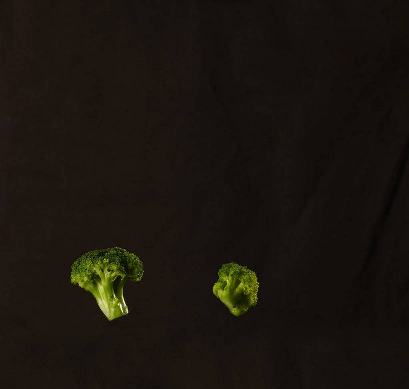 无人,横图,室内,特写,白天,正面,蔬菜,黑色背景,新鲜,西兰花,食品,食物,两个,绿色,摄影,有机食品,绿色食品,影棚,摄影棚,甘蓝花,彩图,影棚拍摄,拍摄,绿菜花,绿花菜,青花菜,蔬菜皇冠,shjb1