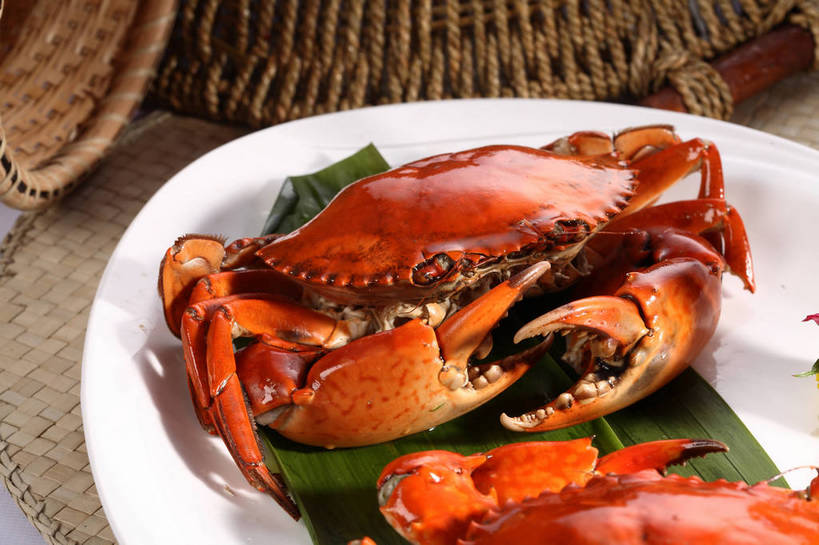 蟹,无人,交叉,横图,俯视,室内,特写,白天,烹饪,中餐,餐桌,桌子,竹子,餐具,叶子,阴影,竹制,编织,反射,螃蟹,碟子,盘,影子,竹篓,粽叶,料理,食品,绿叶,菜肴,美食,食物,一个,红色,白色,盘子,容器,碟,两只,中式,嫩叶,佳肴,单个,餐台,中华料理,储藏,竹条,交织,竹制品,储存,清蒸,箬叶,芦苇叶,穿插,甲壳动物,叶,叶片,彩图,高角度拍摄,贮存,清蒸菜,清蒸蟹,shjb1