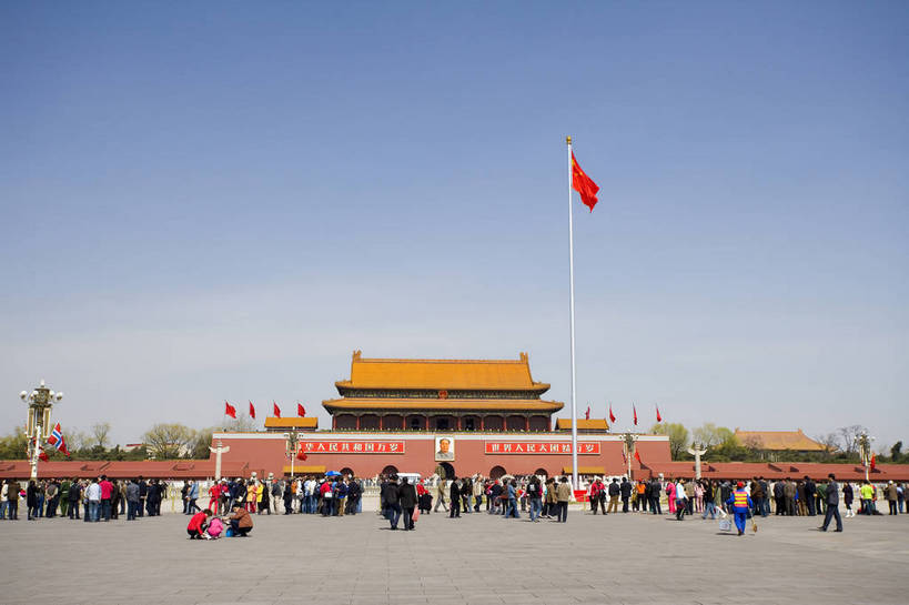 天安门,横图,彩色,室外,白天,旅游,城市,建筑,指示牌,国旗,北京,天安门广场,中国,亚洲,标志,纪念碑,首都,历史,标识,红旗,建筑物,红色,摄影,纪念,政治,毛主席,东亚,发展,中华人民共和国,北京市,京,北平,华北地区,西城区,发达,共产主义,彩图,旅行,红,和平门,bj174