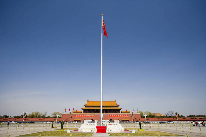 天安门,横图,彩色,室外,白天,旅游,城市,建筑,指示牌,国旗,北京,天安门广场,中国,亚洲,标志,纪念碑,首都,历史,标识,红旗,建筑物,红色,摄影,纪念,毛主席,东亚,发展,中华人民共和国,北京市,京,北平,华北地区,西城区,发达,共产主义,彩图,旅行,红,和平门,bj174