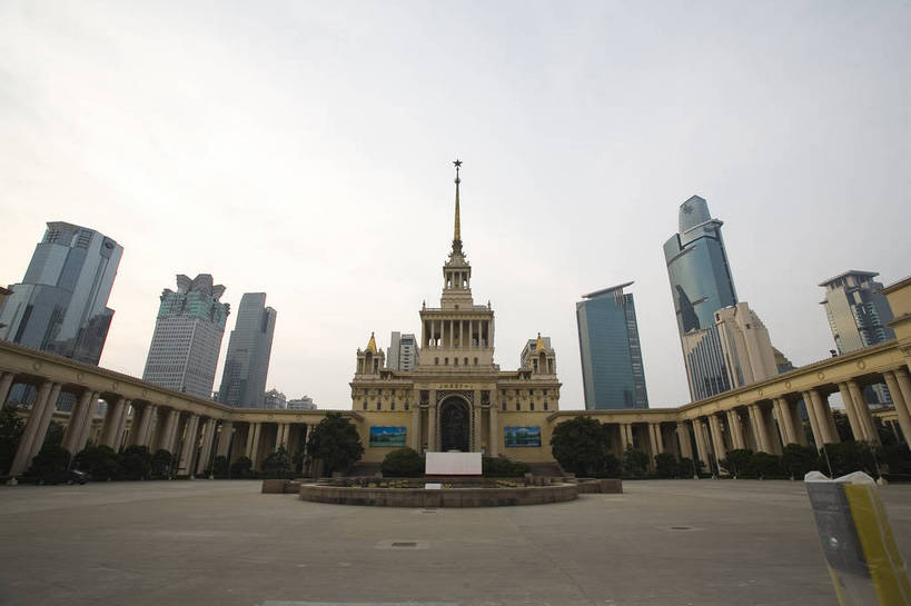 横图,彩色,室外,白天,建筑,上海,中国,亚洲,瓦片,交通,摄影,东亚,中华人民共和国,旅行,目的地,bj174