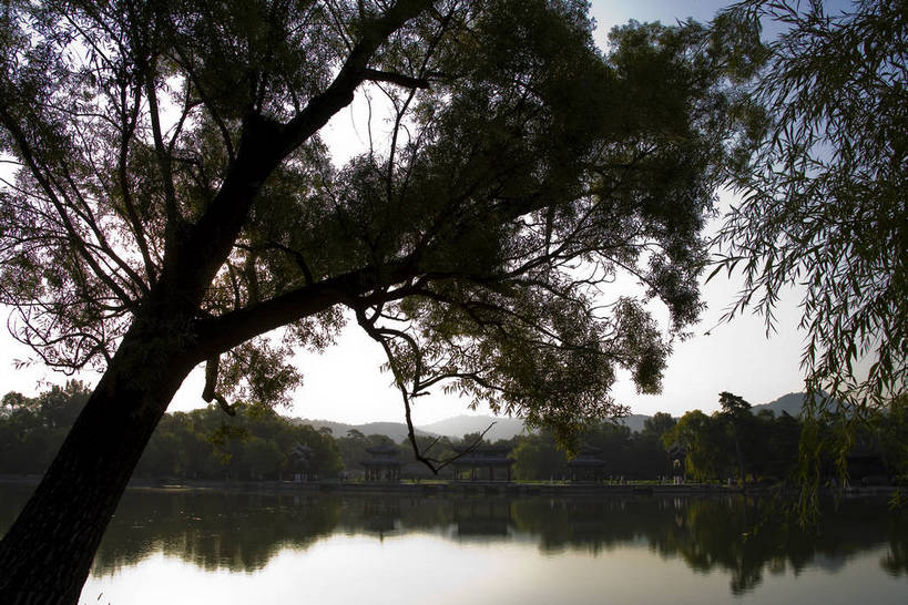 宫殿,横图,室外,白天,湖,建筑,避暑山庄,中国,亚洲,历史,古代,倒影,旅游胜地,摄影,东亚,世界文化遗产,中华人民共和国,华北地区,河北,河北省,冀,承德,承德市,古远,亭台楼阁,展馆,彩图,承德避暑山庄,承德离宫,热河行宫,bj174