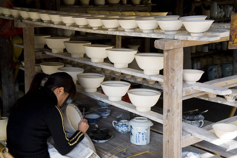 博物馆,横图,彩色,室外,白天,中国,亚洲,风俗,民俗,瓷器,图片,陶瓷,陶瓷制品,传统,景德镇,工艺品,摄影,人文景观,工艺,中国文化,东亚,江西省,中华人民共和国,彩图,bj174