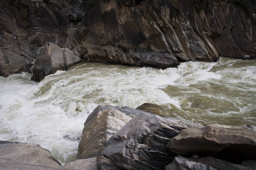 横图,室外,白天,旅游,峡谷,中国,亚洲,民俗,景观,云南,特色,自然,景色,人文景观,中国文化,自然风光,东亚,虎跳峡,中华人民共和国,河,旅行,传统文化,bj174