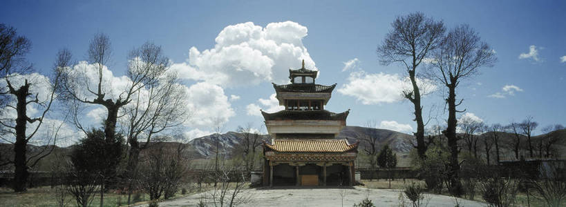 横图,中国,亚洲,塔,历史,传统,摄影,晴朗,中国文化,东亚,四川,中华人民共和国,彩图,庙,bj174