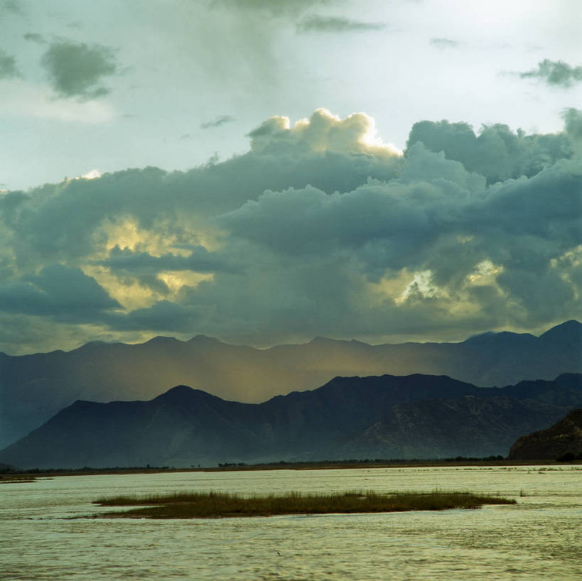 横图,草原,湖泊,河流,山脉,中国,亚洲,高原,西藏,白云,竖,摄影,矗立,耸立,东亚,中华人民共和国,挺立,幽静,夕阳,彩图,bj174