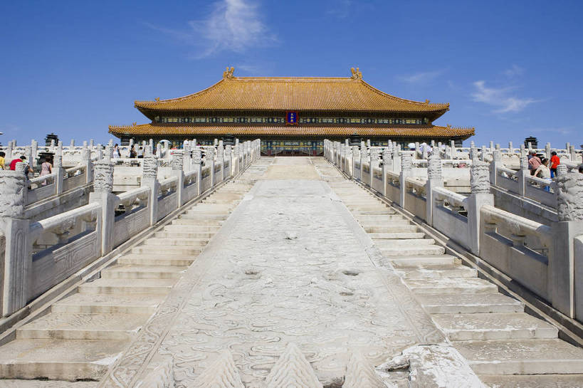 故宫,横图,室外,白天,正面,建筑,北京,中国,亚洲,装饰,雕刻,历史,古代,白云,天空,中国文化,东亚,中华人民共和国,古远,皇家,传统文化,bj174