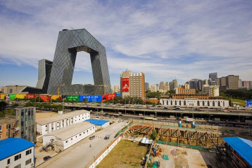 无人,横图,彩色,室外,白天,旅游,度假,名胜古迹,城市风光,标志建筑,大厦,道路,地标,建筑,立交桥,北京,中国,亚洲,遗迹,交通,首都,古迹,文物,娱乐,建设,古建筑,白云,蓝天,享受,休闲,旅游胜地,放松,摄影,城市建筑,古文明,东亚,中华人民共和国,北京市,京,北平,华北地区,旅行,北京CBD,北京商务中心区,中国北京大北窑,大裤衩,智窗,中央电视台总部大楼,中央电视台,bj174