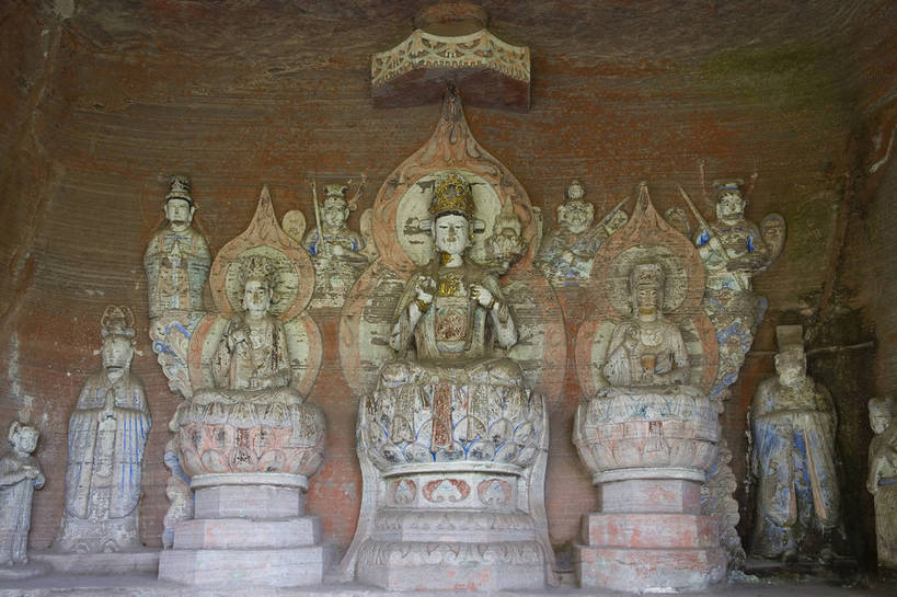 无人,横图,彩色,室外,特写,白天,旅游,度假,名胜古迹,标志建筑,地标,建筑,重庆,中国,亚洲,遗迹,雕像,文化遗产,古迹,文物,娱乐,建设,古建筑,石刻,享受,休闲,旅游胜地,放松,摄影,四川省,中国文化,古文明,东亚,大足石刻,大足县,中华人民共和国,西南地区,重庆市,渝,大足,大足区,山城,旅行,大足北山石刻,bj174