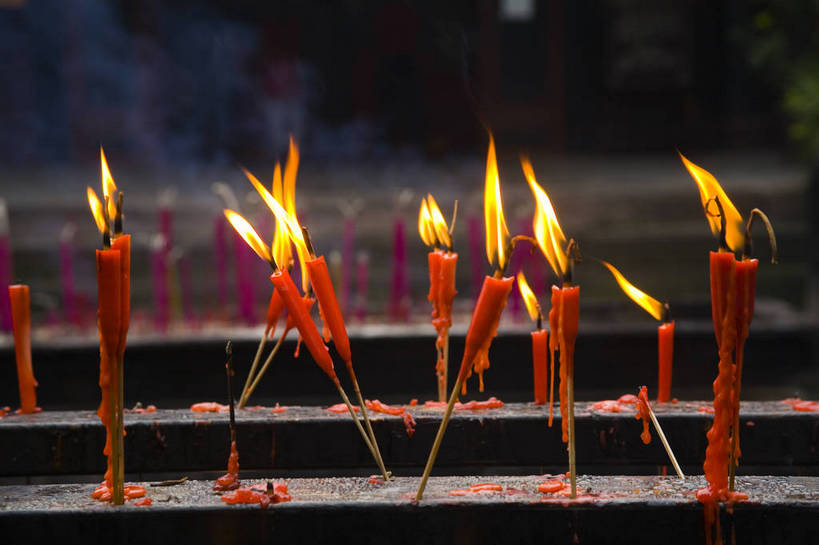 无人,横图,彩色,室外,白天,旅游,蜡烛,中国,亚洲,摄影,四川省,中国文化,东亚,中华人民共和国,旅行,丰都,丰都鬼城,传统文化,bj174