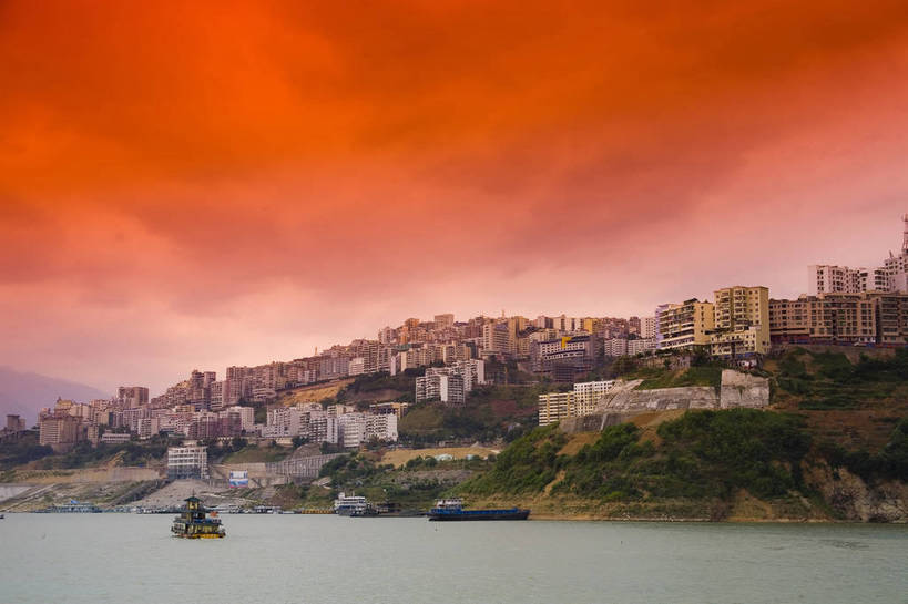 无人,横图,彩色,白天,旅游,度假,名胜古迹,峡谷,标志建筑,城市,地标,建筑,三峡,中国,亚洲,遗迹,古迹,文物,娱乐,建设,古建筑,游船,享受,休闲,旅游胜地,放松,摄影,四川省,长江,古文明,东亚,中华人民共和国,江,旅行,居住区,bj174