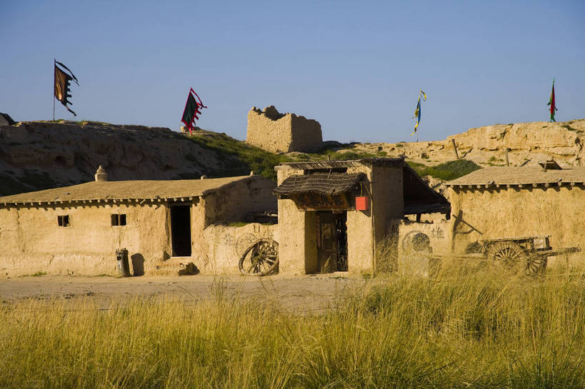 无人,横图,彩色,室外,特写,白天,旅游,度假,名胜古迹,标志建筑,地标,建筑,中国,亚洲,遗迹,古迹,文物,娱乐,建设,古建筑,享受,休闲,旅游胜地,放松,摄影,人文景观,古代建筑,中国文化,古文明,东亚,宁夏,银川,镇北堡影视城,影视城,首府,中华人民共和国,西北地区,银川市,宁夏回族自治区,宁,旅行,镇北堡,镇北堡西部影视城,bj174