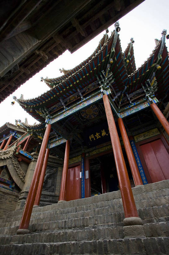 无人,竖图,彩色,室外,特写,白天,旅游,度假,名胜古迹,标志建筑,地标,建筑,中国,亚洲,遗迹,文化遗产,古迹,文物,娱乐,建设,古建筑,享受,休闲,旅游胜地,放松,竖,摄影,人文景观,古代建筑,中国文化,古文明,东亚,宁夏,高庙,中卫,中华人民共和国,民族建筑,旅行,bj174