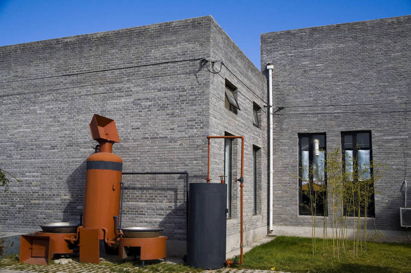 无人,工厂,横图,彩色,室外,特写,白天,建筑,北京,中国,亚洲,墙,工业,摄影,厂房,东亚,中华人民共和国,宋庄,bj174