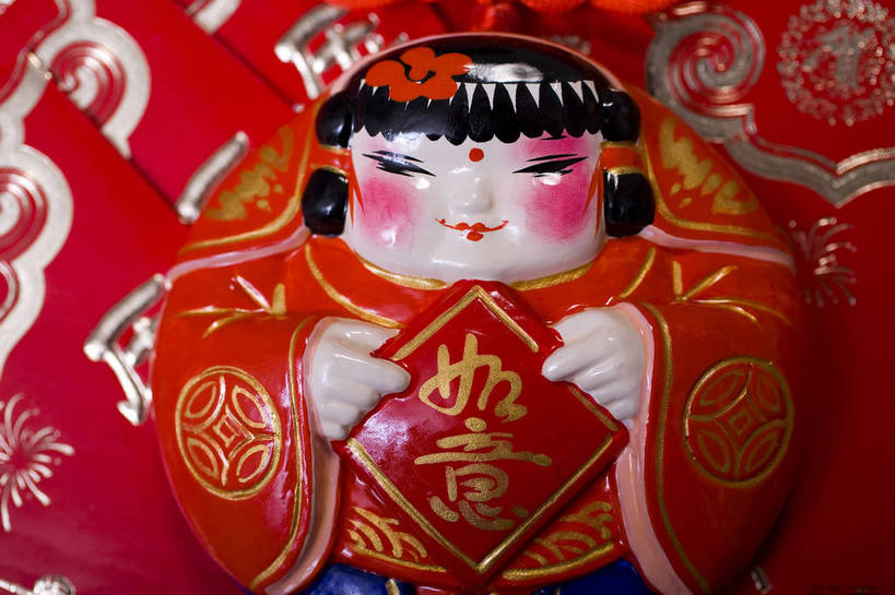 无人,横图,彩色,室内,静物,中国,许多,人偶,图片,艺术品,很多,装饰品,饰品,中国结,多个,摄影,中国文化,东亚,影棚拍摄,传统文化,传统节日,bj174