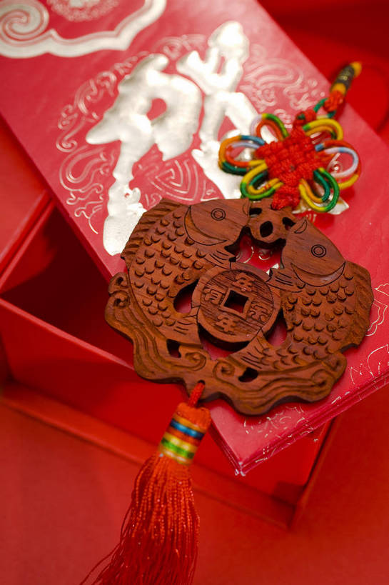 无人,竖图,彩色,室内,静物,中国,装饰,图片,艺术品,盒子,装饰品,两个,中国结,竖,摄影,礼品,中国文化,东亚,贺礼,影棚拍摄,传统文化,bj174