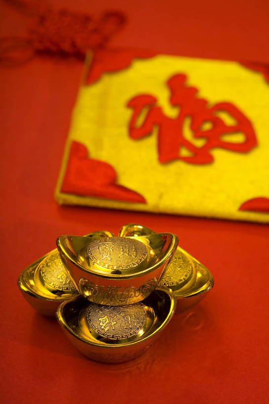 无人,竖图,彩色,室内,静物,中国,许多,装饰,图片,艺术品,很多,装饰品,中国结,多个,竖,财富,摄影,礼品,中国文化,东亚,福,影棚拍摄,元宝,传统文化,bj174