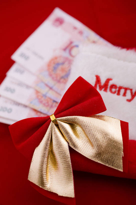 无人,竖图,彩色,室内,钱,人民币,静物,中国,布袋,图片,一个,蝴蝶结,竖,纸币,摄影,礼品,单个,礼金,东亚,影棚拍摄,bj174