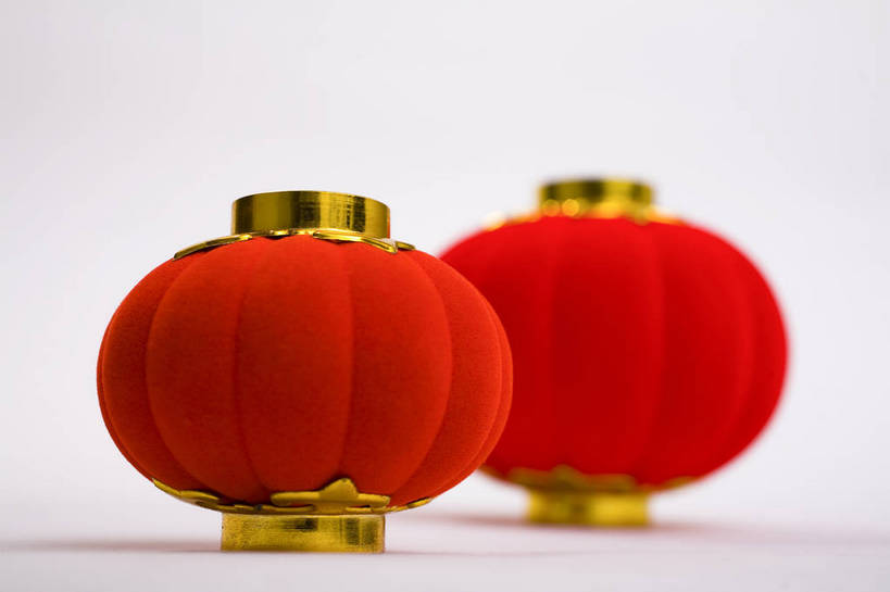 无人,横图,彩色,室内,特写,静物,中国,春节,新年,节日,灯笼,图片,红灯笼,装饰品,两个,饰品,摄影,中国文化,东亚,影棚拍摄,传统文化,bj174