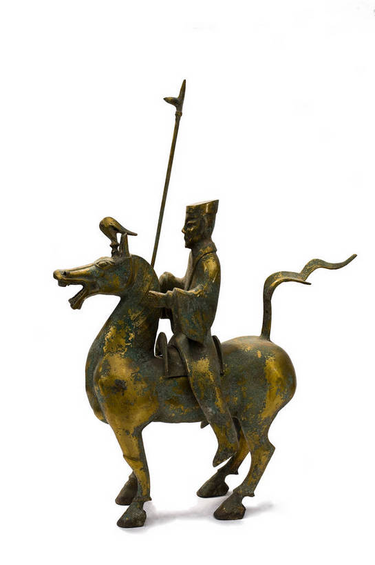 竖图,彩色,静物,雕塑,中国,艺术,装饰,雕刻,雕像,图片,文化遗产,艺术品,历史,文物,装饰品,古代,一个,工艺品,摄影,单个,古董,纪念,美术,中国文化,主题,陈列,东亚,功能,美学,青铜器,古远,古代文明,美术工艺,影棚拍摄,传统文化,铜骑俑,bj174