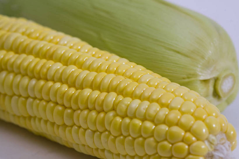 横图,彩色,特写,白天,玉米,静物,中国,亚洲,图片,食品,粮食,食物,两个,摄影,农产品,东亚,影棚拍摄,bj174