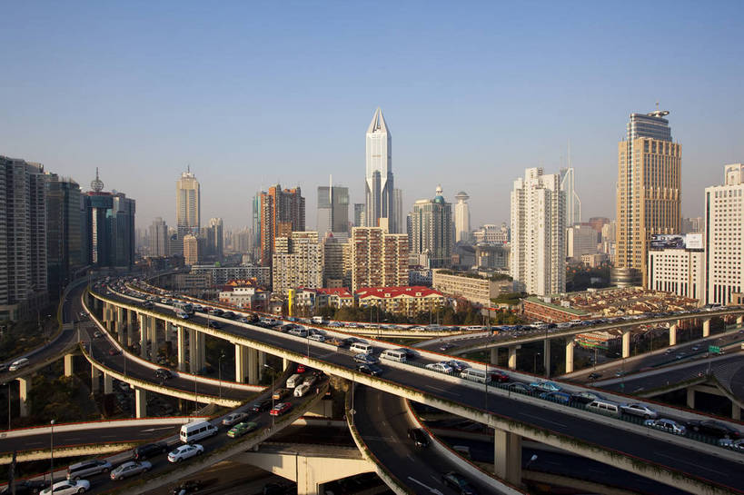 无人,横图,俯视,彩色,室外,白天,旅游,度假,名胜古迹,标志建筑,城市,大桥,道路,地标,建筑,立交桥,桥梁,上海,中国,远眺,遗迹,图片,高架,桥,交通,古迹,文物,娱乐,建设,现代,古建筑,现代建筑,居民区,地标建筑,享受,休闲,旅游胜地,放松,摄影,都市风光,文明,中国文化,高架桥,古文明,延安路,高架道路,跨线桥,繁荣,旅行,高楼,快速路,bj174