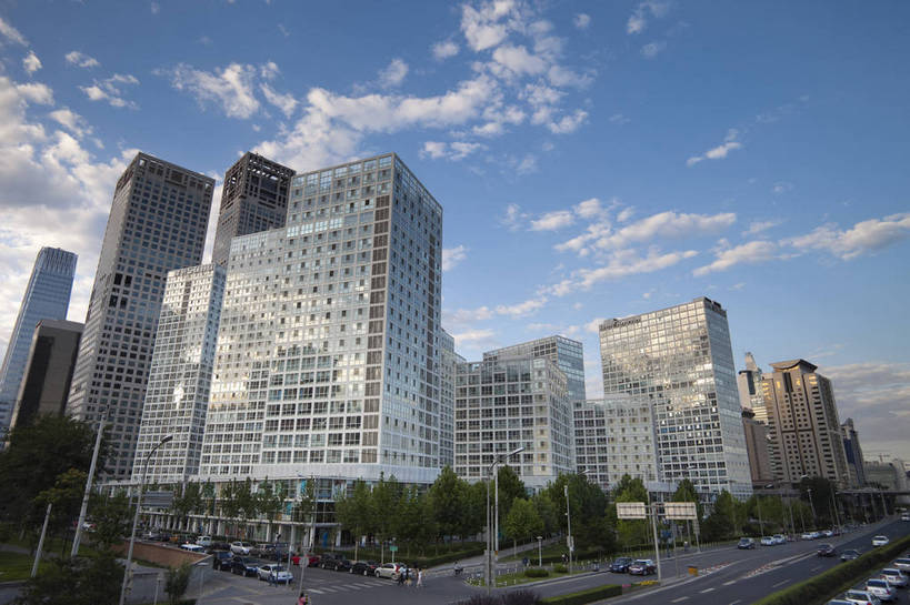 无人,横图,室外,白天,旅游,度假,名胜古迹,标志建筑,城市,道路,地标,建筑,北京,中国,遗迹,景观,交通,古迹,文物,娱乐,建设,现代,古建筑,天空,享受,休闲,旅游胜地,摩天大厦,商务楼,放松,金融中心,古文明,东亚,繁荣,旅行,建外SOHO,bj174