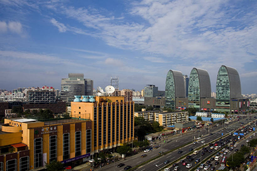 无人,横图,彩色,室外,白天,旅游,城市风光,城市,道路,建筑,商场,北京,中国,亚洲,图片,首都,辉煌,现代建筑,商业街,蓝天,阳光,旅游胜地,商务楼,金融,摄影,经济,文明,中国文化,东亚,发展,中华人民共和国,北京市,京,北平,华北地区,西城区,繁荣,旅行,购物中心,西直门,嘉茂购物中心,西环广场,西直门内大街,bj174