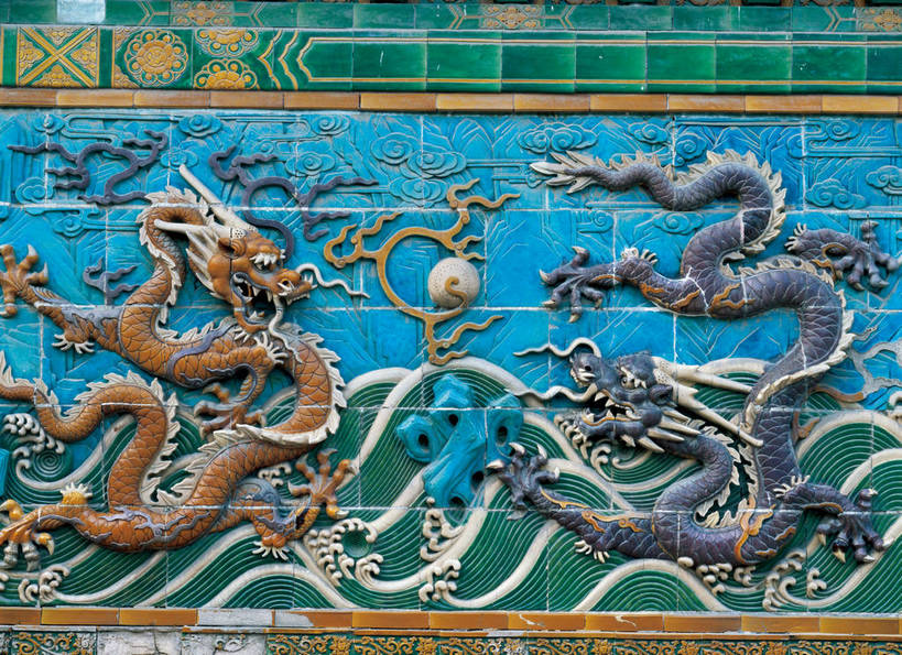 无人,摄影师,横图,彩色,照片,室外,特写,白天,旅游,名胜古迹,北海公园,北京,中国,古老,鲜艳,龙,浮雕,古迹,文化,文物,东方,墙壁,名胜,风景,颜色,摄影,琉璃,多彩,珍贵,近景,摄像师,九龙壁,形象,生动,bj174