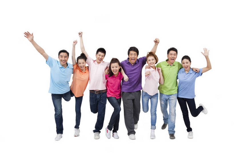 东方人,中年人,伙伴,站,微笑,横图,彩色,室内,白天,正面,时尚,友谊,合作,团队,北京,中国,图片,许多人,美丽,年轻,T恤,休闲装,排列,一群人,享受,休闲,活力,可爱,美女,亲密,自信,摄影,生活方式,青春,优雅,勾肩搭背,同伴,团结,友情,男人,男性,年轻男性,年轻女性,女人,女性,亚洲人,中国人,年轻人,举手,全身,影棚拍摄,高兴,愉快,bj174