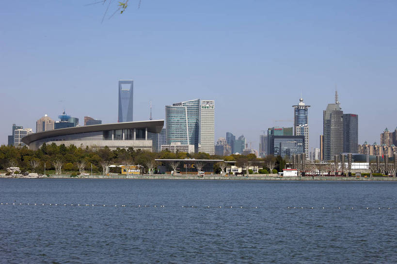 公园,横图,彩色,室外,白天,旅游,办公楼,湖,城市风光,城市,建筑,上海,中国,游人,图片,建筑群,辉煌,浦东,现代建筑,天空,地标建筑,旅游胜地,摩天大厦,摄影,世纪公园,经济,文明,中国文化,发展,繁荣,旅行,bj174