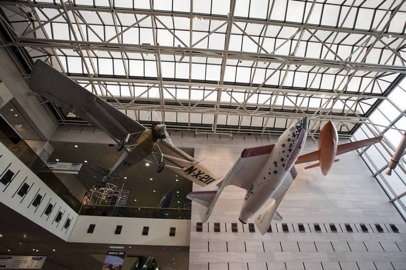 无人,博物馆,横图,彩色,室内,特写,白天,旅游,航天,科技,飞机,建筑,华盛顿,美国,科学,图片,辉煌,设备,航空,现代建筑,旅游胜地,摄影,文明,细节,发展,繁荣,国家航空航天博物馆,试验,旅行,bj174