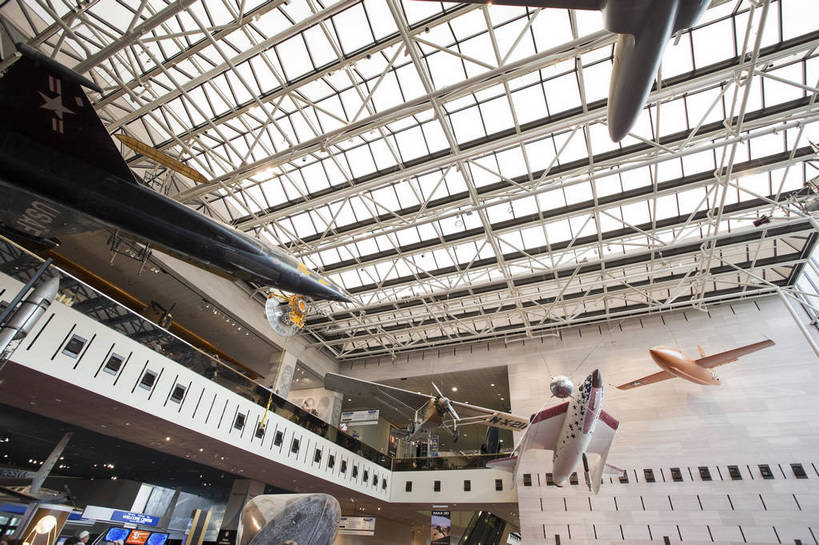 无人,博物馆,横图,彩色,室内,特写,白天,旅游,航天,科技,飞机,建筑,华盛顿,美国,科学,图片,辉煌,设备,航空,现代建筑,旅游胜地,摄影,文明,细节,发展,繁荣,国家航空航天博物馆,试验,旅行,bj174