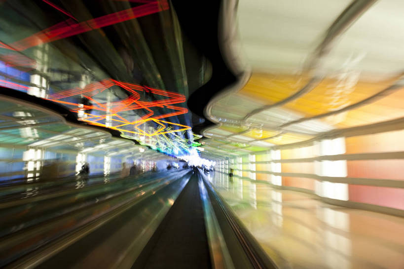 机场,横图,彩色,室内,特写,白天,旅游,建筑,美国,游客,图片,扶梯,通道,交通,辉煌,候机厅,现代建筑,航站楼,旅游胜地,运输,摄影,文明,细节,发展,芝加哥,繁荣,旅行,芝加哥机场,bj174