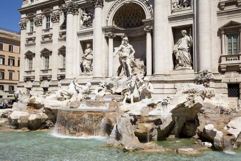 横图,彩色,室外,白天,旅游,度假,名胜古迹,标志建筑,地标,建筑,喷泉,雕塑,意大利,罗马,遗迹,艺术,雕像,图片,古城,建筑群,古典,古迹,文物,娱乐,建设,古建筑,地标建筑,享受,休闲,旅游胜地,放松,摄影,文明,古文明,世界文化遗产,许愿池,旅行,传统文化,bj174