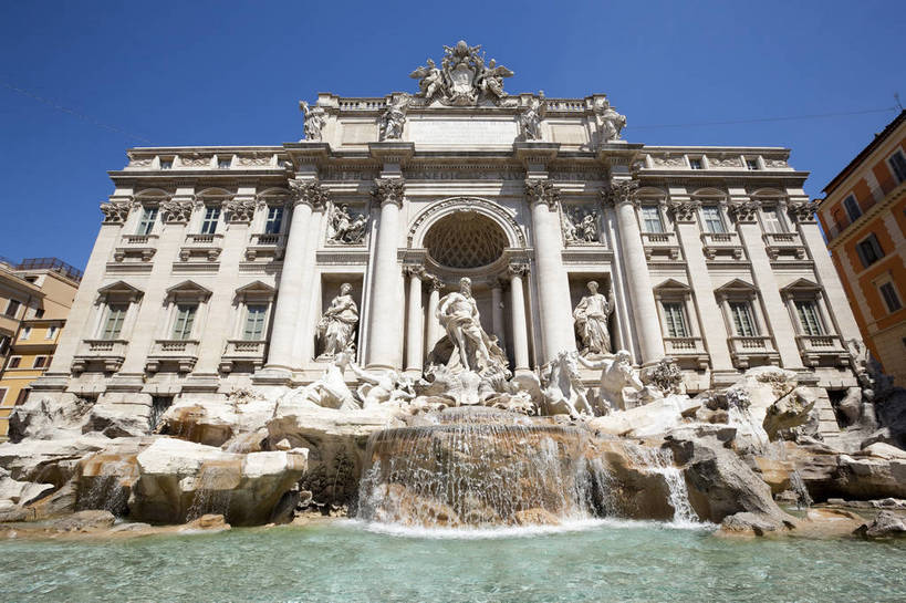 横图,彩色,室外,白天,旅游,度假,名胜古迹,标志建筑,地标,建筑,喷泉,雕塑,意大利,罗马,遗迹,艺术,雕像,图片,古城,建筑群,古典,古迹,文物,娱乐,建设,古建筑,地标建筑,享受,休闲,旅游胜地,放松,摄影,文明,古文明,世界文化遗产,许愿池,旅行,传统文化,bj174