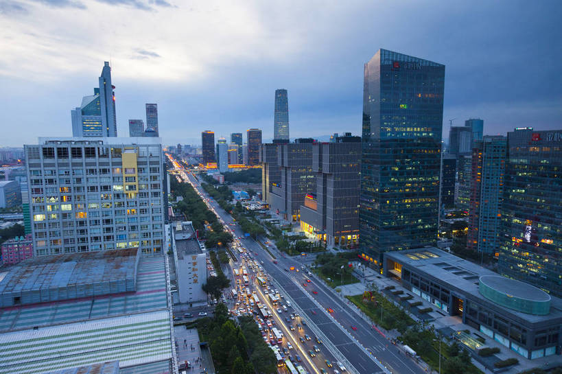 无人,横图,俯视,彩色,室外,旅游,办公楼,城市风光,城市,大厦,道路,建筑,夜景,北京,中国,亚洲,图片,建筑群,交通,首都,辉煌,现代建筑,黄昏,旅游胜地,摄影,文明,东亚,发展,中华人民共和国,北京市,京,北平,华北地区,灯火辉煌,繁荣,旅行,北京CBD,北京商务中心区,中国北京大北窑,国贸,中国国际贸易中心,中国国贸,华贸中心,bj174