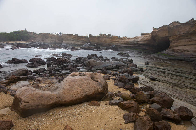 无人,横图,彩色,室外,白天,旅游,度假,礁石,美景,沙滩,台湾,中国,亚洲,图片,娱乐,风景区,自然,享受,休闲,旅游胜地,放松,摄影,东亚,港澳台,中华人民共和国,台湾省,基隆,基隆市,海,海滩,旅行,台,野柳风景区,bj174