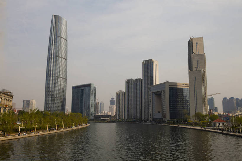 无人,横图,彩色,室外,白天,旅游,城市,道路,建筑,天津,中国,图片,景观,交通,辉煌,现代建筑,旅游胜地,摩天大厦,摄影,风光,文明,发展,繁荣,河,旅行,海河,bj174