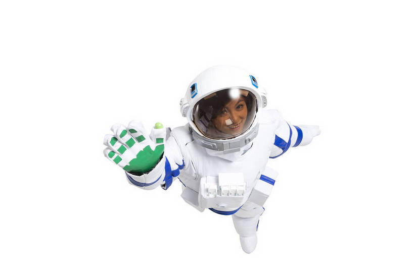 东方人,一个人,宇航员,飞行员,横图,俯视,彩色,室内,白天,留白,抠图,白色背景,正面,探险,信心,技术,航天,高科技,科技,帽子,北京,中国,仅一个年轻女性,戴,漫步,宇航服,科学,头盔,图片,挥手,安全帽,美女,探索,自信,摄影,戴着,科学技术,未来,太空服,成就,航天员,梦想,太空人,年轻女性,女人,女性,中国人,年轻人,全身,影棚拍摄,愉快,太空行走,bj174