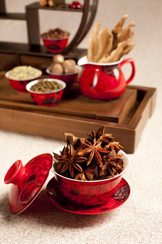 无人,竖图,特写,留白,静物,许多,干燥,调味,香料,佐料,食品,很多,饮食,茴香,八角,八角茴香,大茴香,八月珠,舶茴香,大料,作料,彩图,bj175