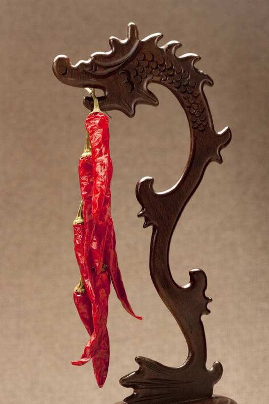 无人,竖图,特写,留白,成功,辣椒,静物,吊挂,悬挂,干燥,龙,食品,热,挂,饮食,红色,高贵,图腾,传说,祥瑞,灵兽,权势,尊荣,幸运,红辣椒,彩图,bj175